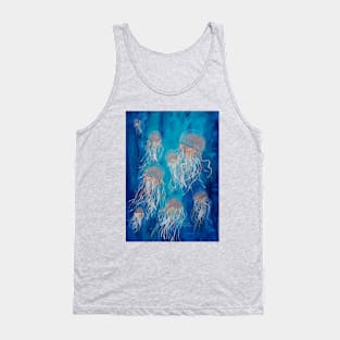 Jellyfish Swarm - original painting Tank Top